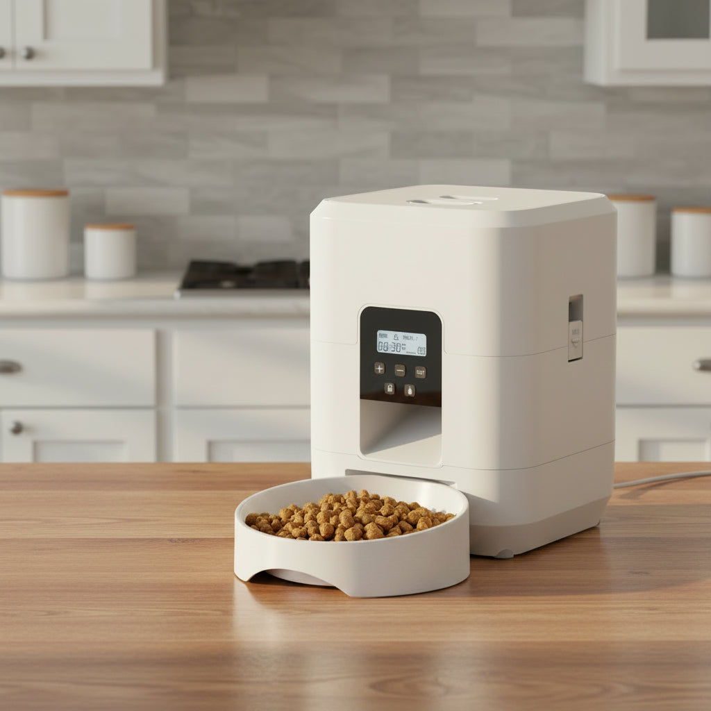 FurrFeed Timed Automatic Pet Feeder – Programmable Portions for Cats &amp; Dogs
