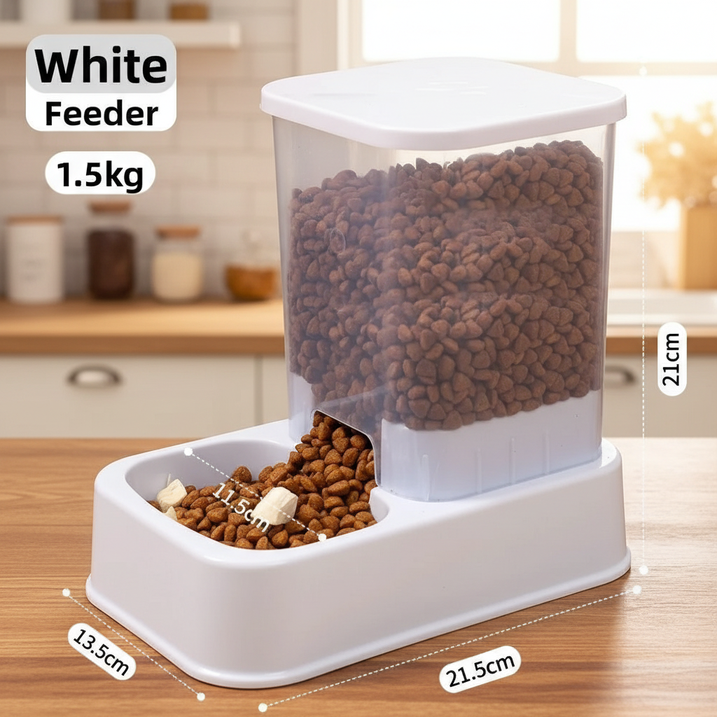 FurrFeed Automatic Pet Feeder &amp; Water Dispenser Set – Cats &amp; Dogs